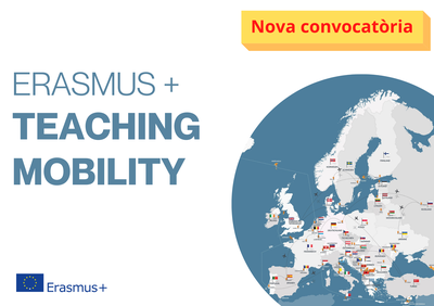 3a Convocatòria d'ajuts Erasmus+ Teaching Mobility