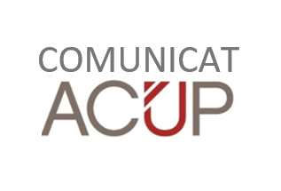 Comunicat de l'Associació Catalana d'Universitats Públiques (ACUP)