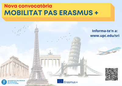 Convocatòria de Mobilitat Erasmus+ per al PAS