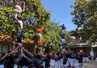 Diada Castellera dels Llunàtics a l'EPSEVG