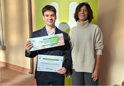 El TFG de l'estudiant Oriol López Martín, guardonat als Premis de Promoció de la Salut