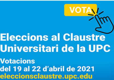 Elecció de representants al Claustre Universitari 2021