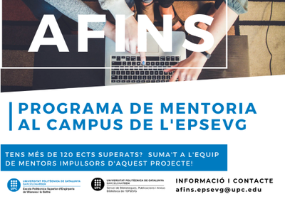 Es posa en marxa AFINS: programa de mentoria a l'EPSEVG