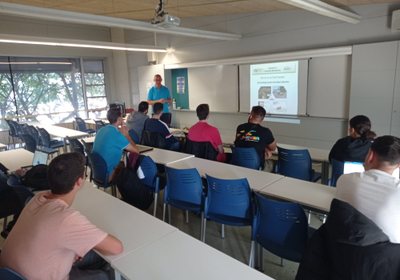 Sessions de l'expert internacional en conducció autònoma amb els estudiants d'UPC Vilanova