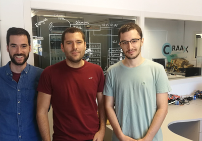 Tres estudiants de l'EPSEVG han guanyat un dels reptes de la HackUPC 2019