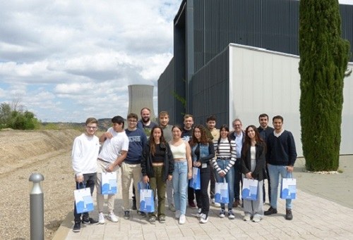 Visita d'estudiants d'enginyeria elèctrica a la central nuclear d'Ascó