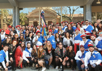 El Rector de la UPC participó activamente a las Comparsas del Carnaval de Vilanova i la Geltrú 2020