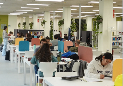 Inauguración de la remodelación de la biblioteca de la UPC de Vilanova