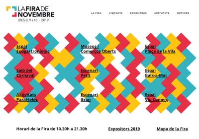 La Feria de Noviembre de Vilanova i la Geltrú 2019 se celebrará los días 8, 9 y 10 de Noviembre.