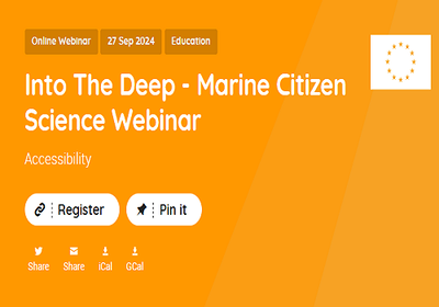 Seminario web sobre ciencia ciudadana marina