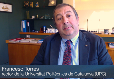 Videocomunicado del Rector de la UPC del 07-05-2020: Cuatro grandes esos por esta nueva etapa