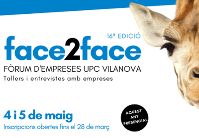 Vuelve el Face to Face en formato presencial